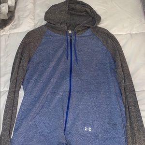 Blue and gray Under Armor jacket